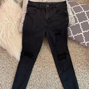 Black American Jeans Ankle cut Mid Rise